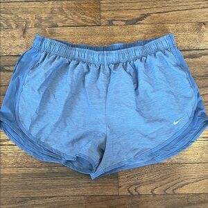 Nike Women's Light Blue Athletic Shorts